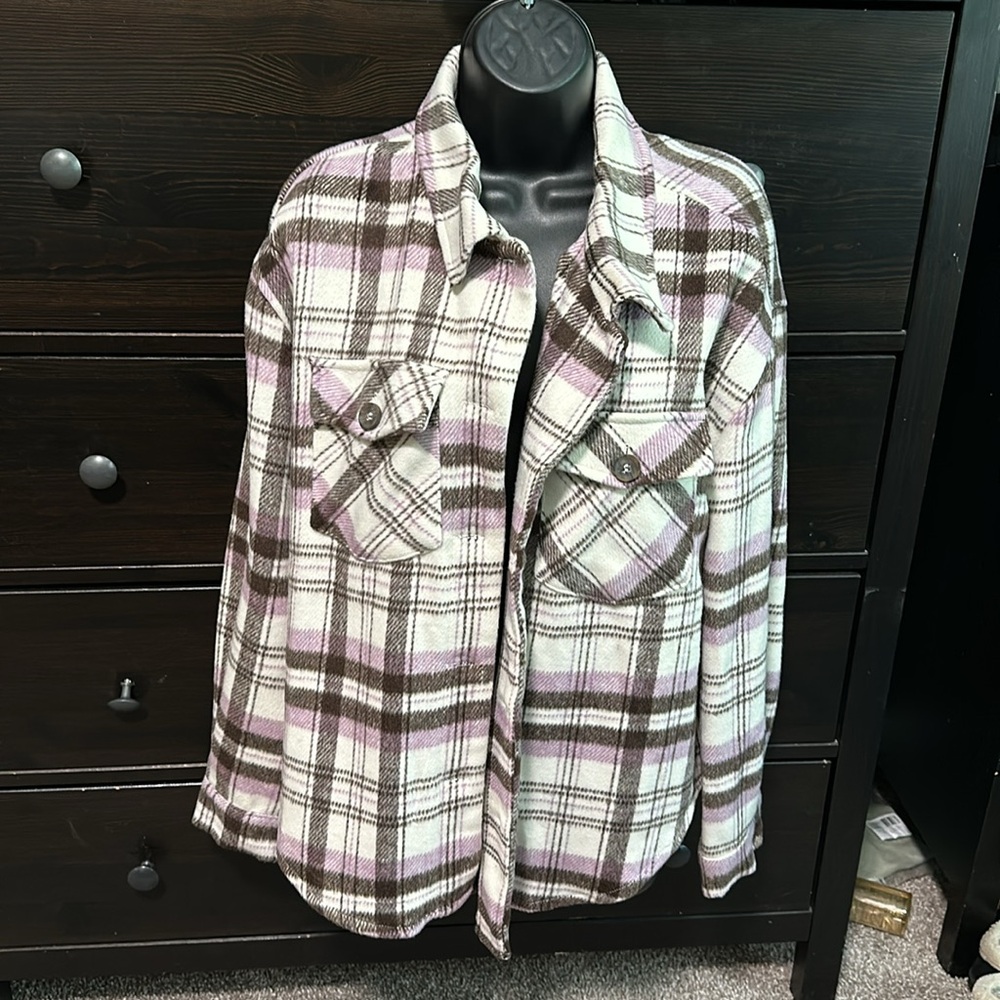 Size Med Flannel Jacket